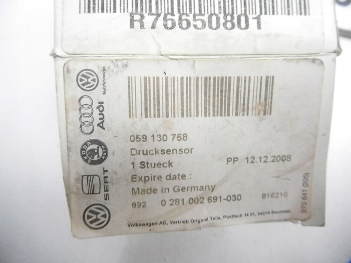 фото №7, Датчик тиску пального audi vw mercedes 59130758