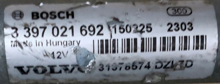 фото №10, Двигатель механизма дворник передний стёкла volvo v40 lhd 31378574
