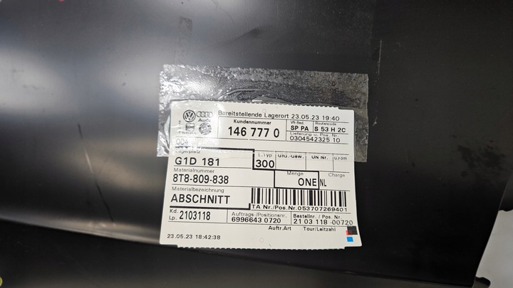 фото №8, Крыло правые зад audi a5 8t8 sportback 8t8809838