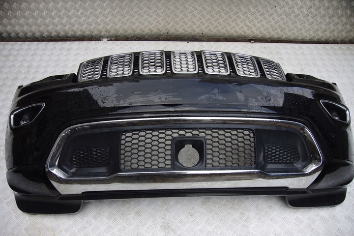 фото №11, Бампер перед jeep grand cherokee wk2 16-21 рестайлинг pxj diamond чёрный overland