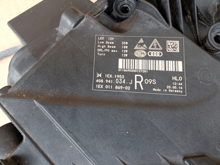 фото №10, Audi a7 c7 s7 rs7 4g8 лампа лампи повний led matrix нове оригінальний номер