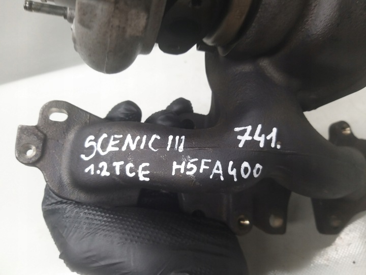 фото №15, Турбина турбонагнетатель 1.2 tce h5f renault scenic megane juke 144108762r
