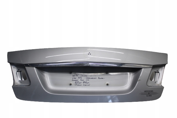 фото №1, Mercedes e клас w212 кришка багажника sedan 775
