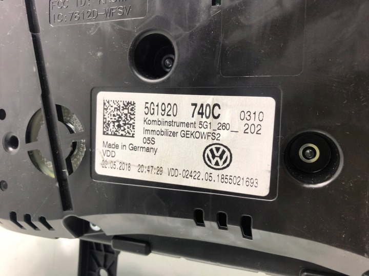 фото №5, Спідометр  прилади vw golf vii 5g1920740c
