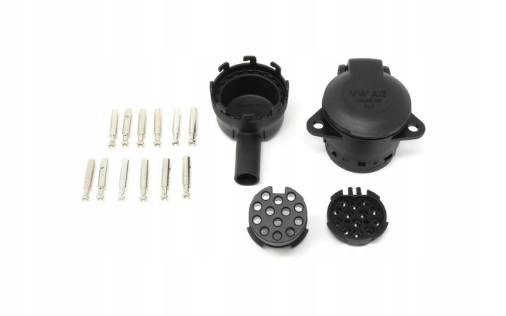 фото №1, Корпус gniazdka фаркоп hol. 13 pin audi vw skoda оригинал od aso