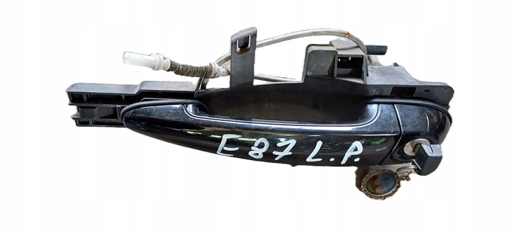 фото №1, Bmw 1 e87 ручка наружная дверь левый перед передняя ключ schwarz ii