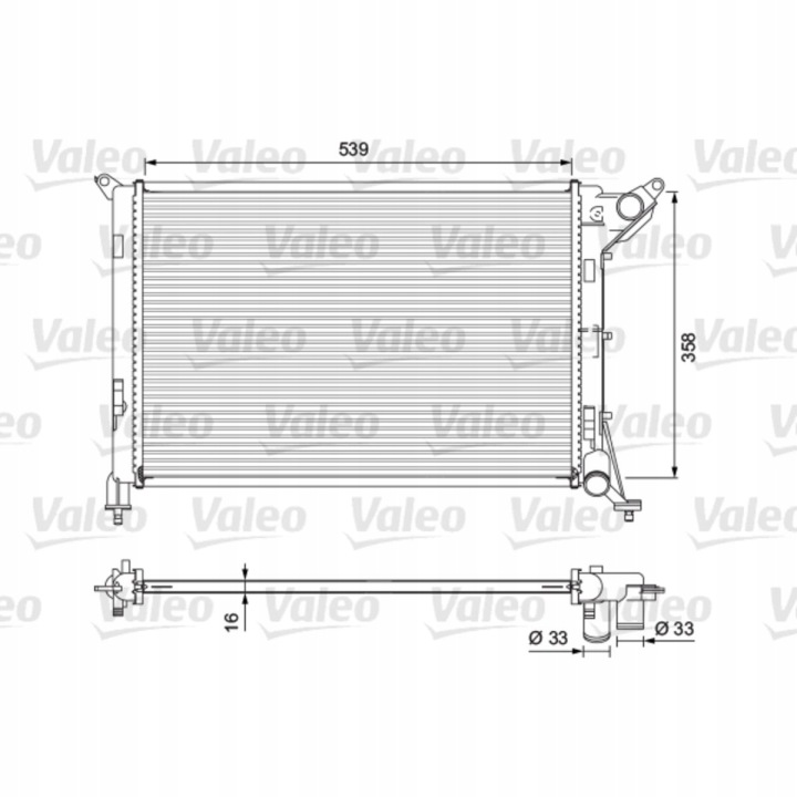 фото №1, Радіатор основний  mini mini r50 r53 r52 01-08