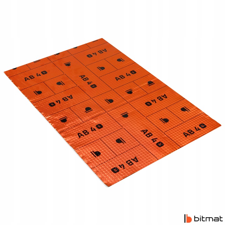 фото №15, Коврик wyciszająca na пол alubutyl 4mm толстая butylowa samoprzylepna