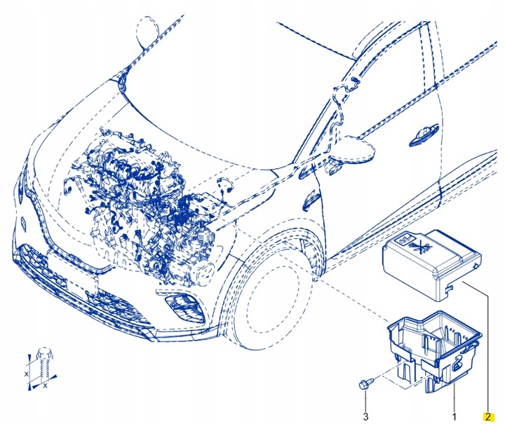 фото №1, 243129358r крышка предохранителей renault captur ii 19-