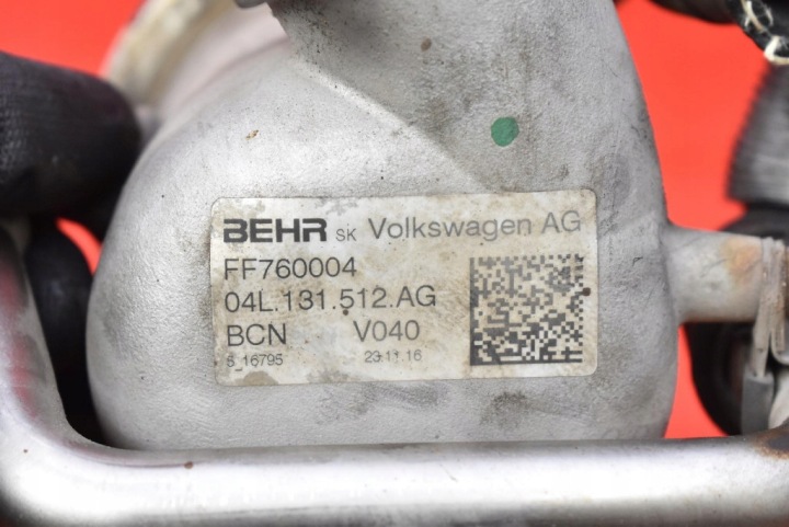 фото №5, Радиатор выхлопных газов 04l131512ag skoda rapid 1.6 tdi 12-17