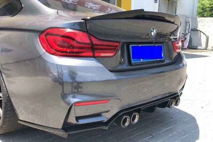 фото №9, Диффузор накладка заднего бампера do bmw m3 f80 / m4 f82 чёрный блеск