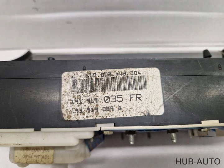 фото №13, Спидометр приборы спидометр volkswagen golf ii 2mk2 w милях 191919035fr