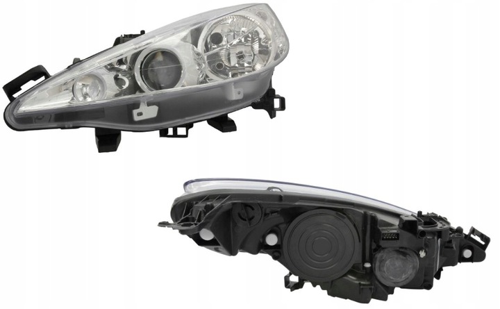 фото №1, Фара лампа лівий peugeot 207 06-13