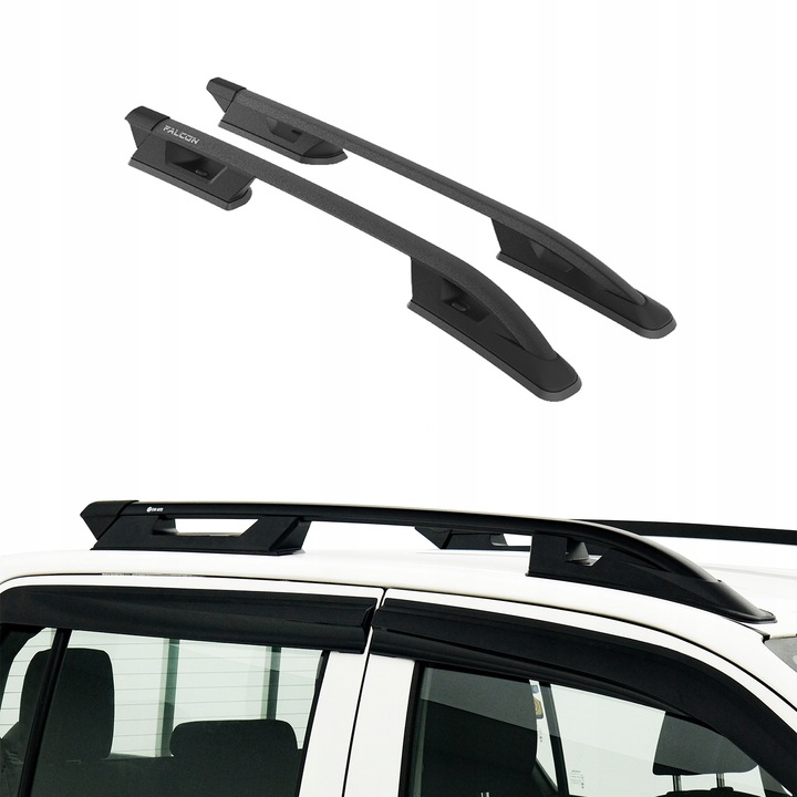 фото №1, Turtle рейлинги крышные falcon do volkswagen amarok all 2022 - 2024 чёрный