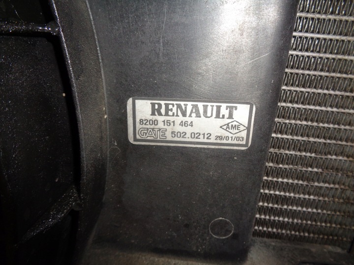 фото №11, Радіатор kpl інтеркулер вентилятор renault megane ii 1.9dci 02-