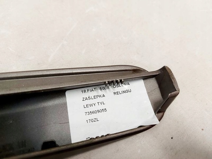 фото №8, Fiat 500x 500 x заглушка рейлинг левый зад левая задняя защита 735609055
