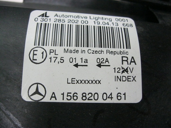 фото №7, Лампа перед права ксенон mercedes gla a1568200461