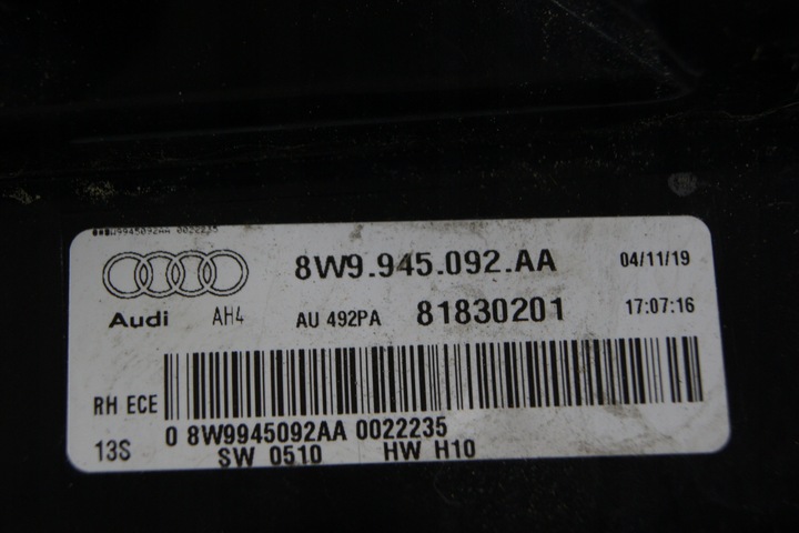 фото №12, Gd audi a4 b9 рестайлінг зад кришка лампи універсал ly9t