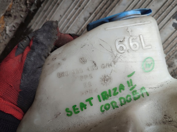 фото №5, Бачок склоомивача seat cordoba 6k0955453g/h