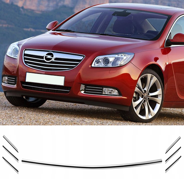 фото №12, Opel insignia - планки хром решітка бампер решітка