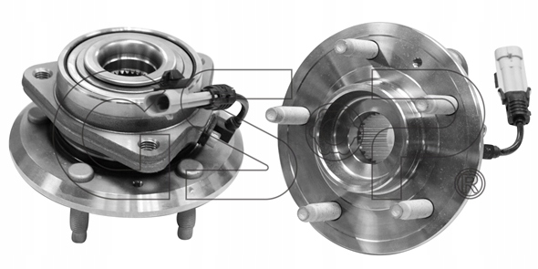фото №2, Gsp 9330032 ступица перед chevrolet captiva 10-