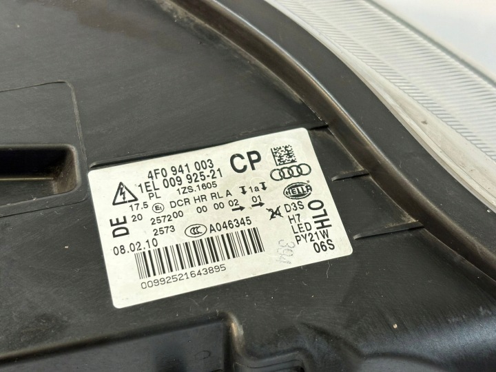 фото №9, Audi a6 c6 рестайлинг фара передняя ксенон l - 14845