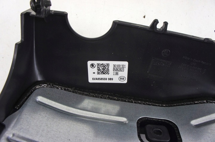 фото №5, Qw168 skoda fabia iv 21- защитные накладки колонки рулевого 6va858559 9b9