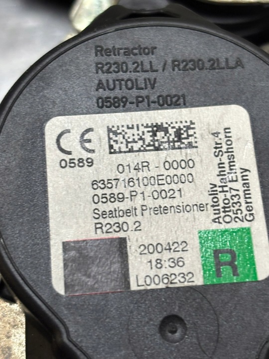 фото №15, Pas безпеки 5szt комплект bmw 3 g20 g21 м-пакет