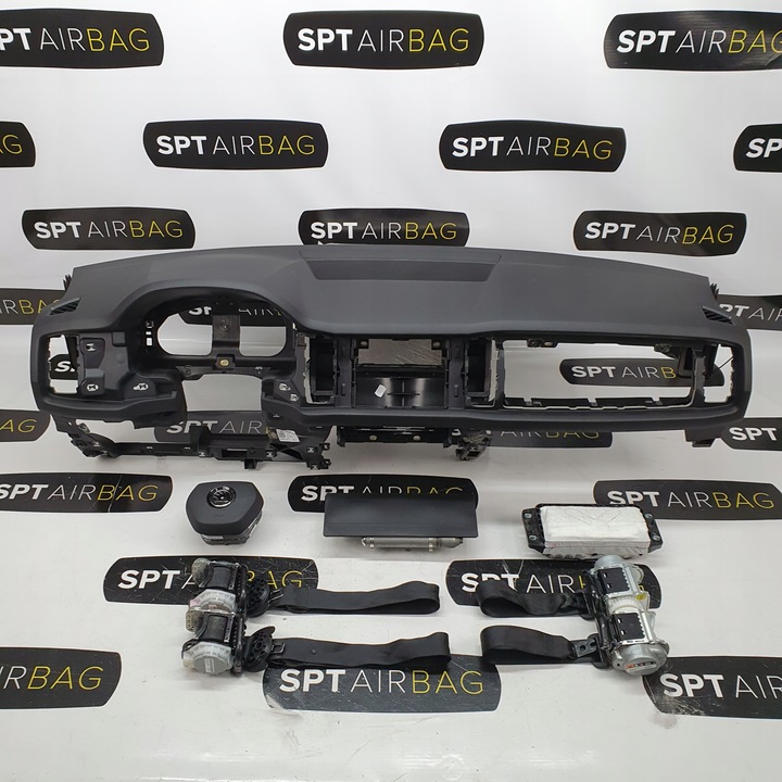 фото №1, Kodiaq панель консоль подушки ремни подушка безопасности