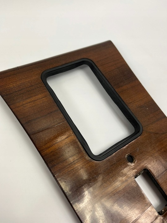 фото №8, Дерево тунелю консолі важіль перемикання передач коробки передач mercedes c126 w126 se sel sec zebrano