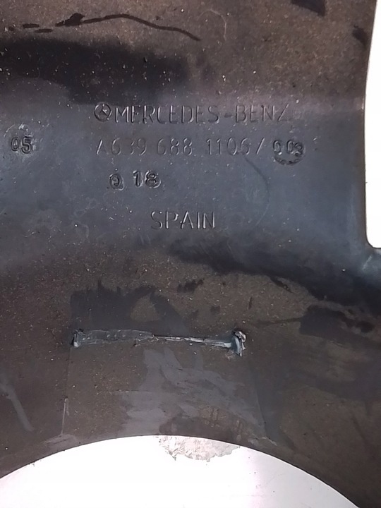 фото №4, L748 защита колонки рулевого mercedes-benz vito a6396881106