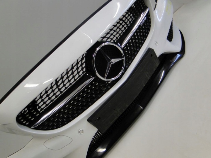 фото №10, Mercedes c w205 205 передний рестайлинг бампер amg na датчики pts bez камеры