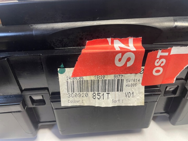 фото №6, Vw passat b6 1.6 mpi спидометр приборы 3c0920851t