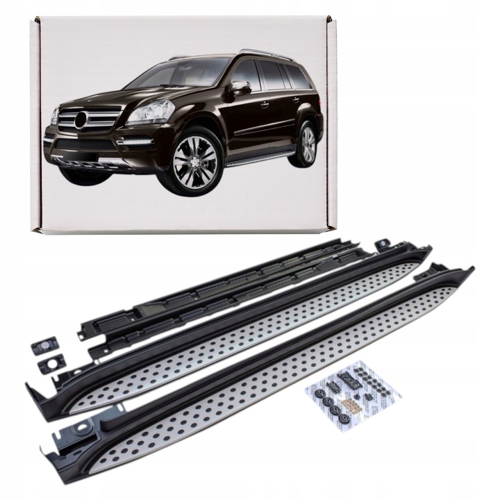 фото №1, Mercedes gl x164 2006-2012 градусы боковые пороги