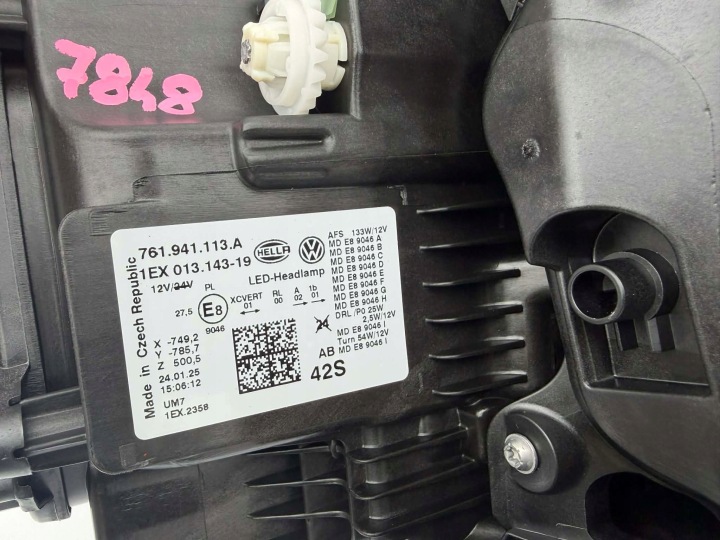 фото №11, Volkswagen touareg iii 18- фара ліва перед передня повний led нова oem номер 7848