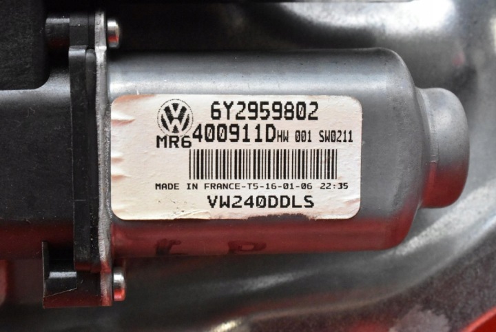 фото №4, Підйомник вікна ліві перед eu 6q3837755a vw polo 4 iv 9n 3d рестайлінг 05-09