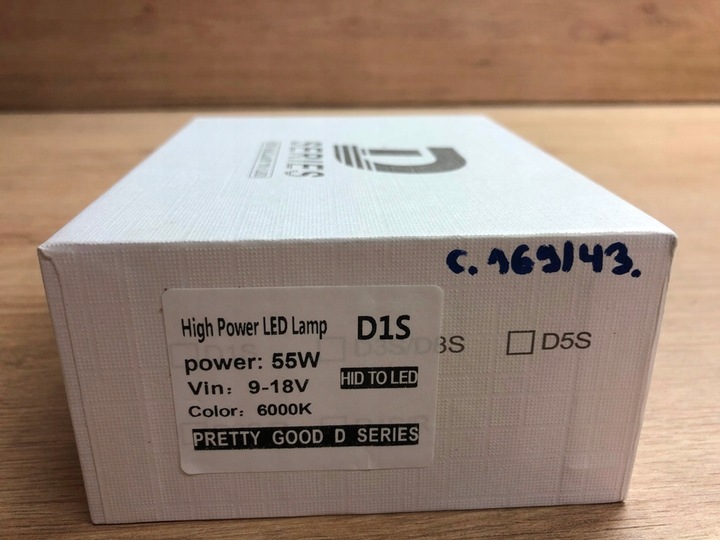 фото №12, 2 штуки горелки лампочки led 6000k d1s 55w 9-18v canbus premium 15 диод