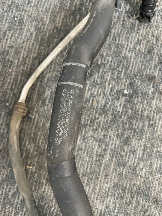 фото №8, Mercedes c класс w204 2012r. трубка трубки шланг шланги магистраль провода воды