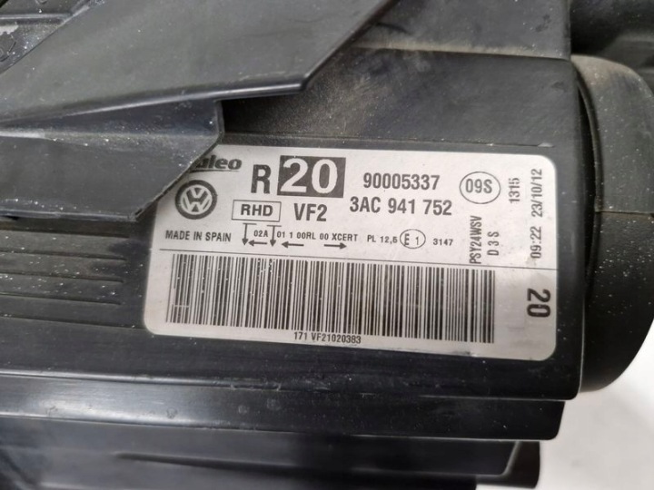 фото №9, Volkswagen passat b7 фара передня праве перед ксенон uk 3ac941752