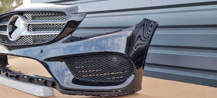 фото №7, Mercedes c klasa w205 amg 2014- бампер перед оригинал a336
