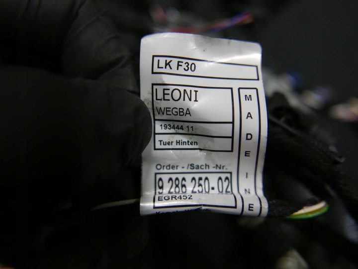 фото №6, Bmw f30 f31 жгут дверь задних зад 9366761