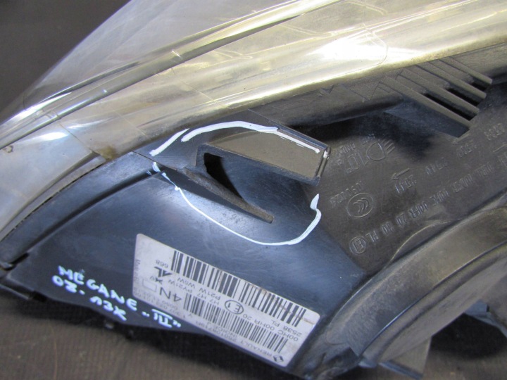 фото №7, Фара правое перед renault megane iii 08-13r 260108719 , 130702310100