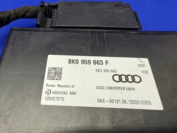 фото №3, Audi a6 a7 c7 4g модуль напряжения 8k0959663f