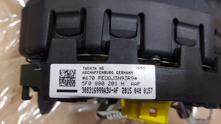 фото №6, Повітряна подушка водія кермо подушка  air bag seat leon iii 3 5f0