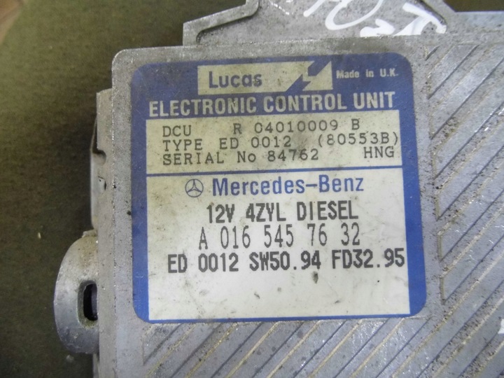 фото №6, W202 2.2d блок керування комп'ютер двигуна a0165457632