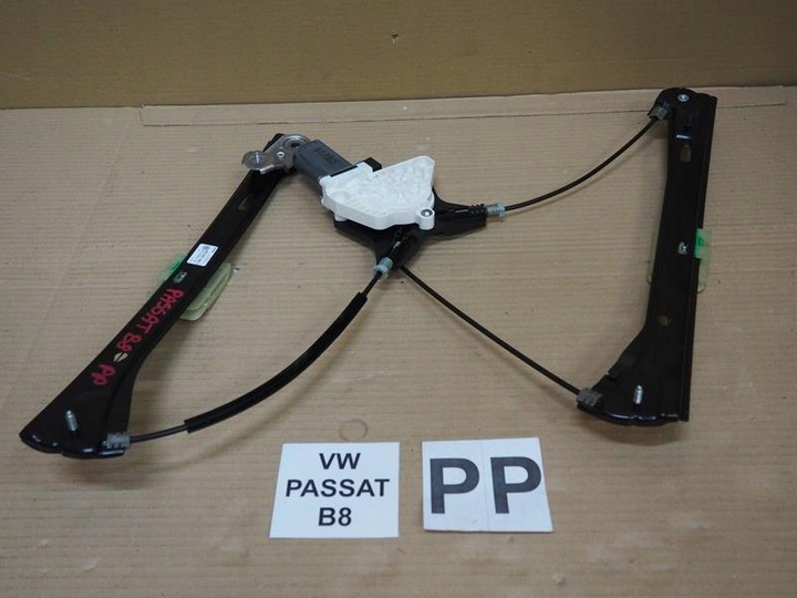 фото №1, Механізм скло двері праві перед vw passat b8
