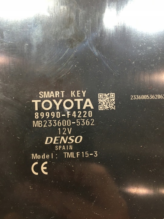 фото №2, Модуль smart key toyota c-hr 16-