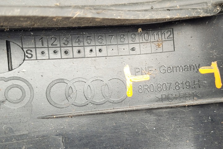 фото №8, Audi q5 s-line рестайлинг 12-16 спойлер диффузор бампера