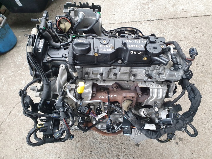 фото №12, Двигун 1.6 hdi 10jbcm 9h06 citroen peugeot 140 tys km