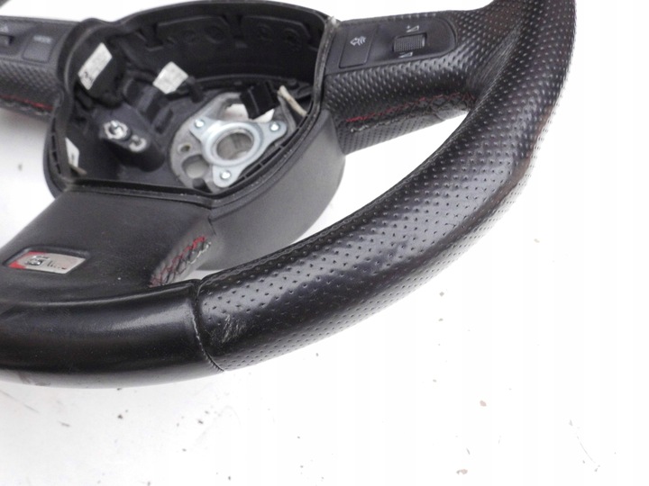 фото №8, Руль audi a3 8p s line 3-ram кожа мульти